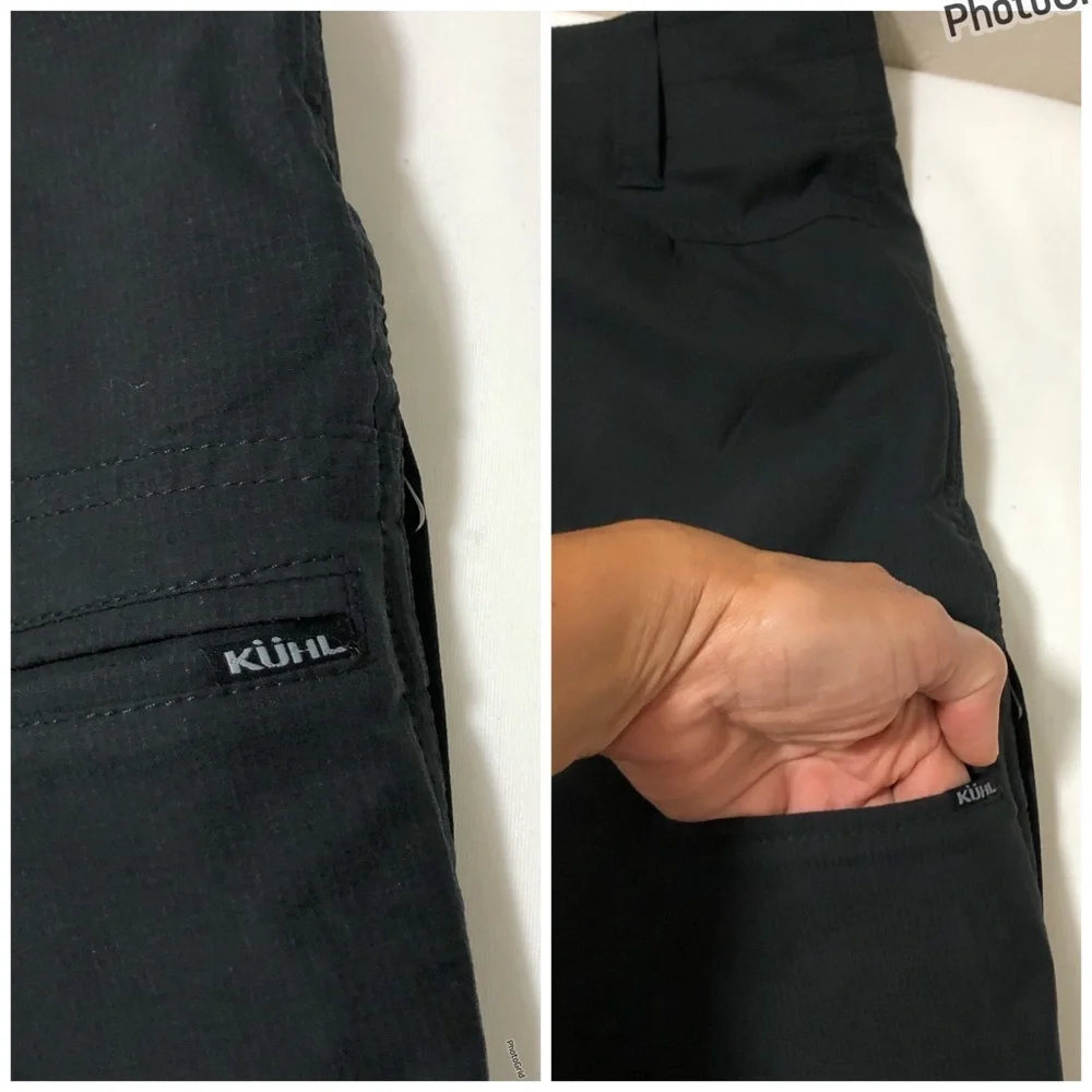 Kuhl Silencr Cargo Water Resistance stretchy Cell Pocket Lightweight Shorts‎ 42